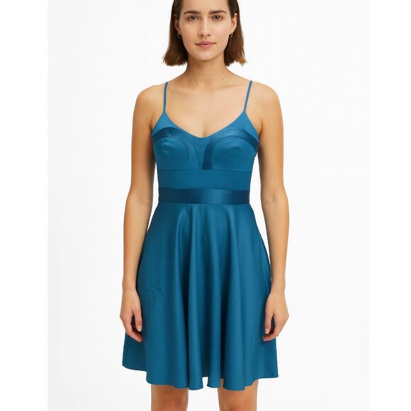 Laundry by Design Sheer Accent Dress Size 4 EUC - Picture 1 of 4